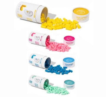 Беруши Haspro Super Soft Giga Tube, 50 пар, синие