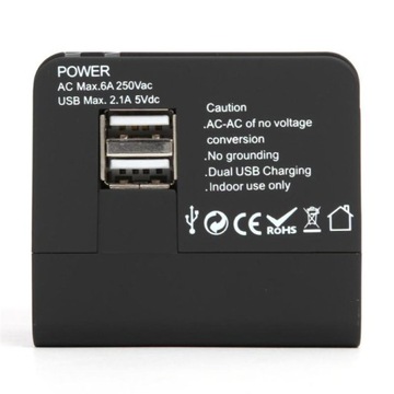 АДАПТЕР WORLD SOCKET ADAPTER США Великобритания ЕС USB