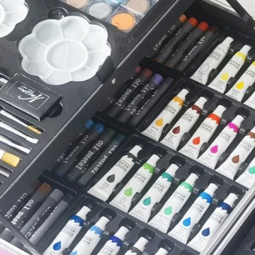 БОЛЬШОЙ НАБОР ХУДОЖЕСТВЕННЫХ РАСКРАСОК ДЛЯ ДЕТЕЙ, ЧЕМОДАН ДЛЯ ДЕВОЧКИ