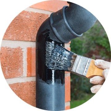 Водонепроницаемая жидкая резина Gorilla для ЖЕЛОБОВ, ДЫМОХОДОВ, КРЫШИ, белая, 473 мл