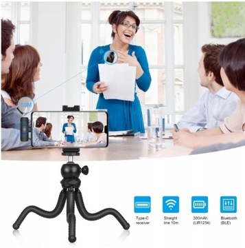 2 беспроводных петличных микрофона PULUZ для iPhone LIGHTNING iOS PU647B