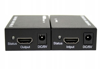 КОНВЕРТЕР HDMI Витая пара УДЛИНИТЕЛЬ LAN 60M 3D RJ45 RX TX