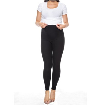 LEGGINSY GETRY CIĄŻOWE idealnie kryjące XL