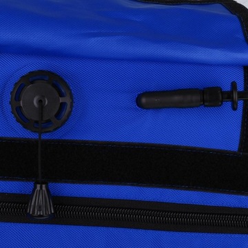 Буй для фридайвинга с дайвером для подводного плавания, подводной охоты, синий