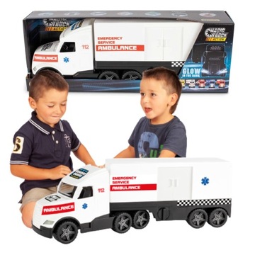 Wader 36210 Magic Truck Action Ambulans POGOTOWIE