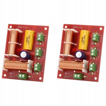 FULL-2Pcs 200W 3 Way głośnik Audio Crossover góra