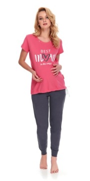 Женская пижама для кормления DOCTOR NAP 9901 розовая M