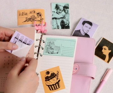 Цветная термобумага для принтера Phomemo T02 (20 лет) 3 цвета