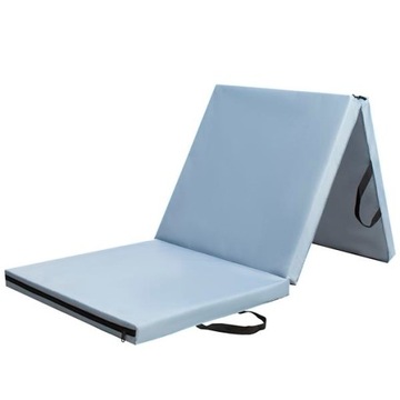 HMS PREMIUM SKŁADANY MATERAC GIMNASTYCZNY 180x60x5cm SZARY