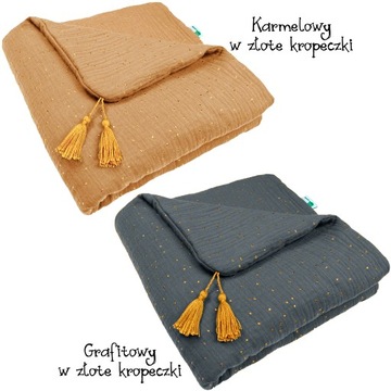 Одеяло МУСЛИН __ Одеяло 100х135 __ Кисточки