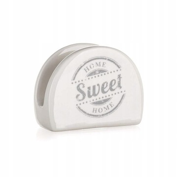 CERAMICZNY serwetnik SWEET HOME na serwetki
