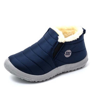 44Bn-Bluewoman Snow Boots Plush Nowe ciepłe buty na kostki dla kobiet zimow