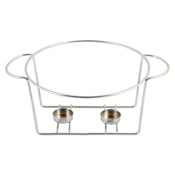 NACZYNIE z PODGRZEWACZEM żaroodporne CERAMICZNE pokrywka KAMILLE 2,4 L