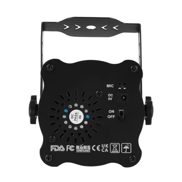 Светодиодные сценические светильники RGB для дискотеки, лазерный проектор