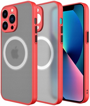 ETUI DO IPHONE 13 PRO MAX OCHRONA APARATU KOMPATYBILNE Z MAGSAFE - RED