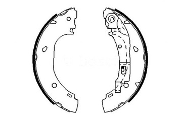 ТОРМОЗНЫЕ КОЛОДКИ CITROEN JUMPER 02-06 BOSCH