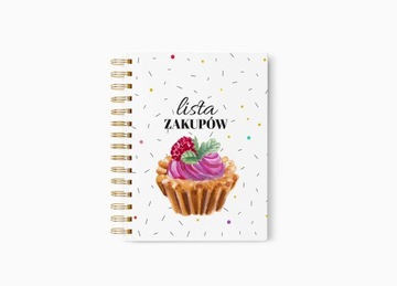 LISTA ZAKUPÓW NOTES ZESZYT - Sweet Muffin