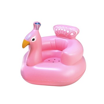 Baby Inflatable Seat Floor Seat Infant Back pink