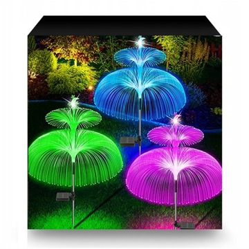 2SZT LAMPA SOLARNA OGRODOWA RGB MEDUZA LAMPKA