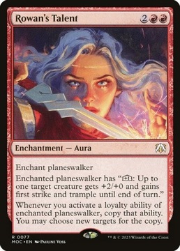 Karta Magic: The Gathering Rowan's Talent MOM MOC