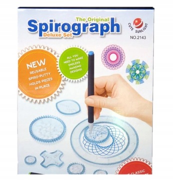 22 sztuki spirograf do rysowania