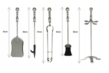 Посуда, КАМИННЫЕ АКСЕССУАРЫ, КАМИННЫЙ НАБОР 5 В 1