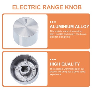 РУЧКА ГАЗОВОЙ ПЛИТЫ, МЕТАЛЛ АЛЮМИНИЙ, 5 ШТ.