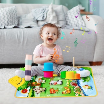 ИНТЕРАКТИВНЫЙ МУЗЫКАЛЬНЫЙ КОВРИК ДЛЯ ДЕТСКОЙ ФЕРМЫ РАЗВИТИЕ СОВЕТА ДЛЯ ДЕТЕЙ