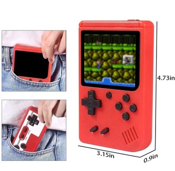 МИНИ-РЕТРО ПОРТАТИВНАЯ КОНСОЛЬ С 400 КЛАССИЧЕСКИМИГРАМИ FC