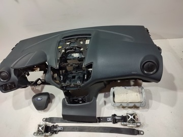 FORD FIESTA MK7 ПРИБОРНАЯ ПАНЕЛЬ КОНСОЛЬ ПОДУШКИ БЕЗОПАСНОСТИ РЕМЕНЬ