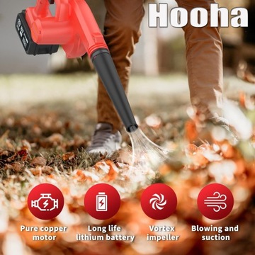 Автомобильный пылесос, беспроводной вентилятор, садовый мощный комплект 2 в 1, 21 В