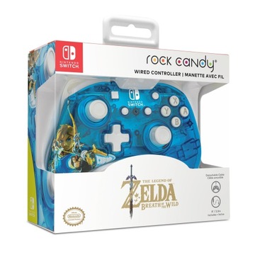 PDP SWITCH Pad przewodowy Rock Candy ZELDA
