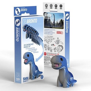 ДИНОЗАВР БРОНТОЗАВР ЭКО 3D ПАЗЛ EUGY