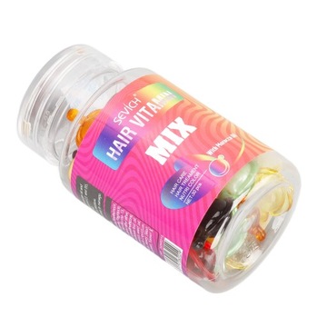 МАСЛЯНЫЕ КАПСУЛЫ ВИТАМИННАЯ СМЕСЬ ДЛЯ ВОЛОС, 30 ШТ, ГЛАДКИЕ