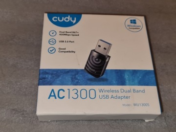 Сетевой адаптер USB 3.0 Wi-Fi 5 1300 Мбит/с WU1300S