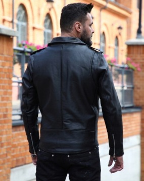 КОМФОРТНАЯ КОЖАНАЯ КУРТКА RAMONA 8XL