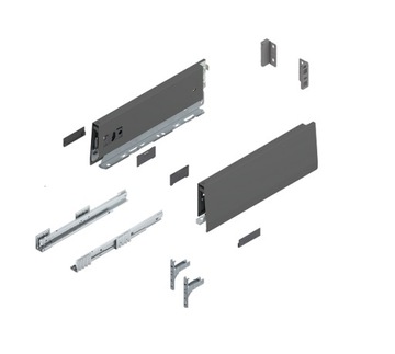 Szuflada BLUM MERIVOBOX NISKA M H-91 L500 Antracyt