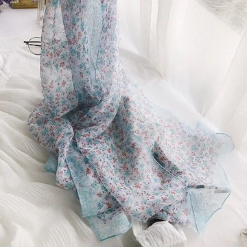Silk Scarf Woman Spring Summer Mother Day Gift