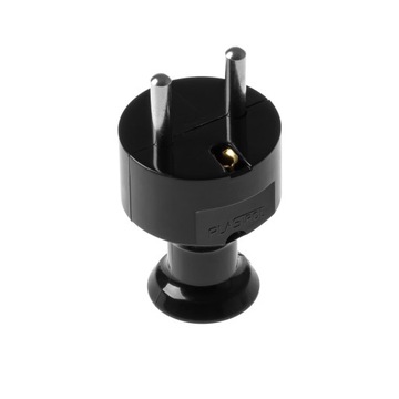 Wtyczka prosta rozbieralna WT-31 czarna
