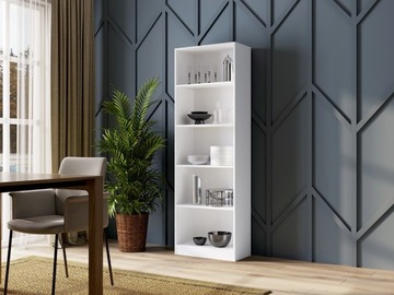 NOWOCZESNY BIAŁY REGAŁ 60CM PÓŁKA SŁUPEK SZAFKA