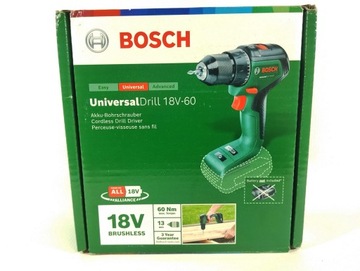 Дрель-шуруповерт Bosch UniversalDrill 18V-60 КАК НОВАЯ!