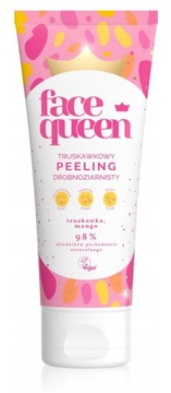 Peeling drobnoziarnisty truskawkowy 75 ml Face Queen