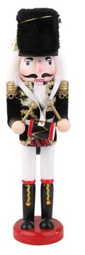 DZIADEK DO ORZECHÓW DREWNIANY ŻOŁNIERZYK 30 cm DEKORACJA ŚWIĘTA