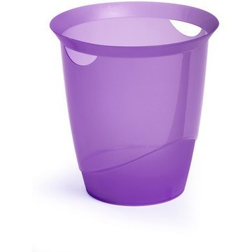 Kosz na śmieci plastikowy Durable 16 l fioletowy