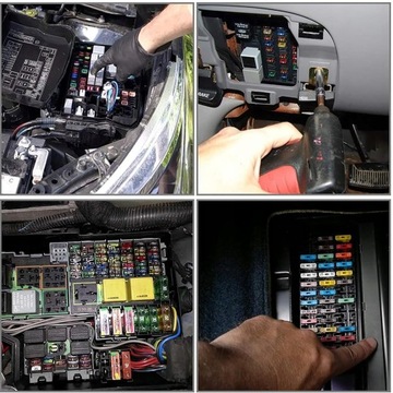 КОМПЛЕКТ АВТОМОБИЛЬНЫХ ПРЕДОХРАНИТЕЛЕЙ 180 ЭЛ. ОБРАЗЕЦ 2А-40А+