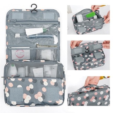 Multi-pocket Waterproof Cosmetic Storage Organizer Bathroom Hanging Bag