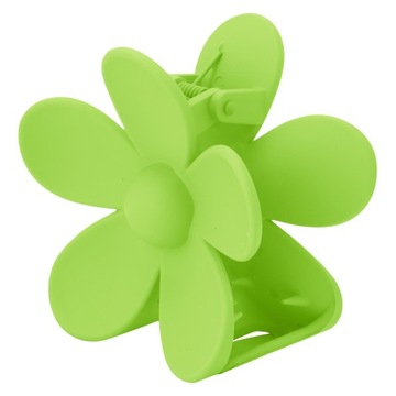 Заколка с цветочным принтом, большая, нескользящая.