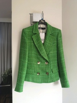 A936 ZARA MARYNARKA KATE MIDDLETON KURTKA - XS