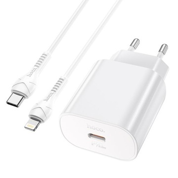 Szybka ładowarka + kabel USB - C / Lightning 1m