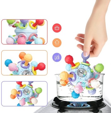 СЕНСОРНЫЕ ШАРИКИ, ИГРУШКИ, ОБРАЗОВАТЕЛЬНЫЕ ШАРЫ, ПРОРЕЗЫВЧИК 0–12 МЕСЯЦЕВ, ПОДАРОК